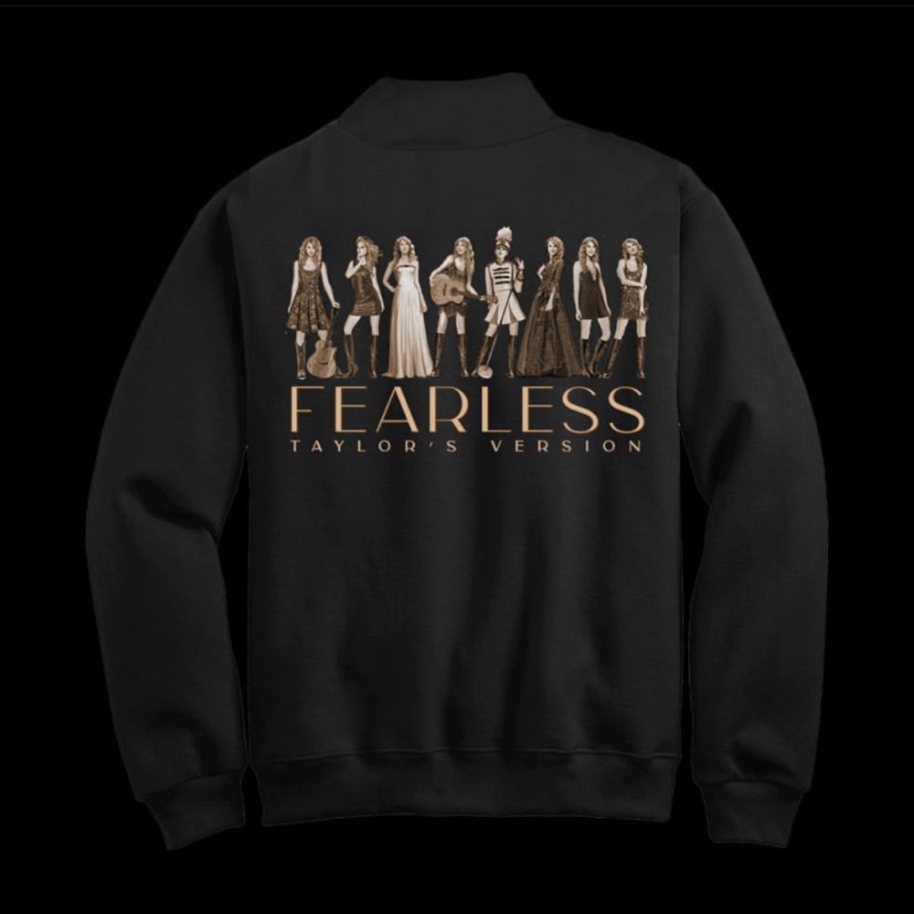 Fearless (Taylor's Version) Eras Collection Fleece Pullover: size XL